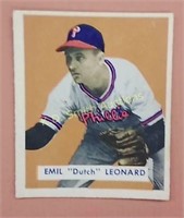 Emil "Dutch" Leonard Baseball Card