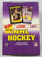 Fleer 1991 N H L Hockey Cards Box