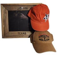 Rustic Frame and Hats