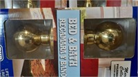 (6) BHP Bed & Bath Locking Knob Sets