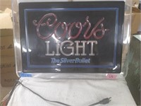 Electric Coors Light The Silver Bullet Sign*