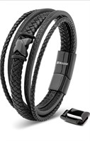 (New) SERASAR Premium Leather Bracelet Men |