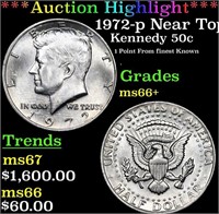 ***Auction Highlight*** 1972-p Kennedy Half Dollar