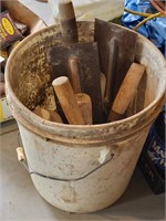 Bucket of Drywall Tools