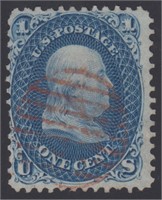 US Stamps #63b Used with PSE certificate CV $875