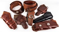 Firearm Leather Gun Belts and Holsters