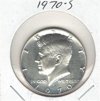 1970-S Silver Proof Kennedy Half Dollar