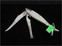 Fishing jack knife, 4" long