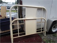 Antique Metal 3/4 Bed with Rails - Pick up only