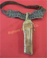 Leather Holster & Belt 43" Overall Length