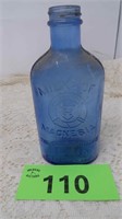 Vintage Blue Milk of Magnesia Bottle