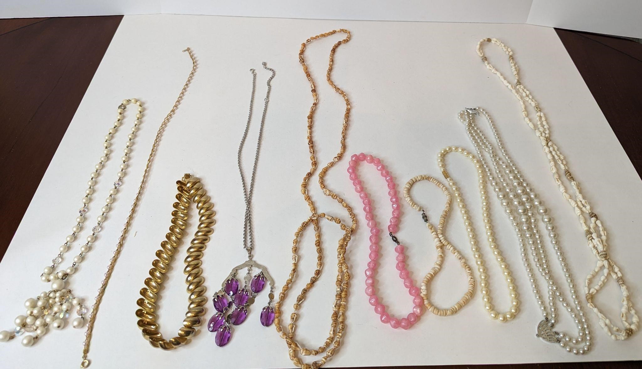 Necklace lot