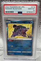 2022 Pokémon Go JPN Radiant Blastoise PSA 10