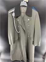 East German wool coat, size 44 med