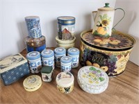 TIns, decorative, various sizes