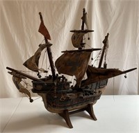Wooden Spanish Galleon Model Ship