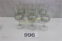 Vintage Arby's Christmas Glass Collection (6)