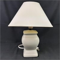 White Ceramic Base Table Lamp