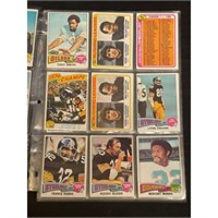 (189) 1975 Topps Football Cards With Stars