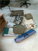 Several military and Boy Scout items. Two man
