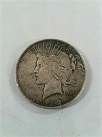 > 1922 peace dollar coin