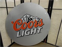 Coors Light Wall Advertisement - 23.5"