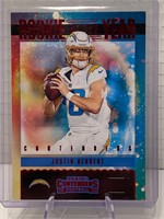 Justin Herbert Rookie of the Year Insert Card