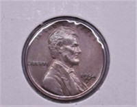 1934 D LINCOLN CENT  AU