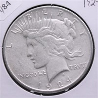 1924 PEACE DOLLAR