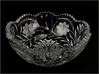 American Brilliant Cut Glass Bowl