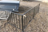 "L" Shaped 102"x32" Metal Railing