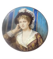 ARTIST SGND MINTON PORTRAIT CHARGER BY H.W. FOSTER