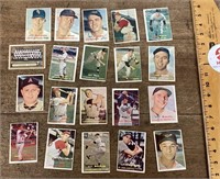 20 1957 Topps baseball cards