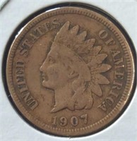 1907 Indian head penny