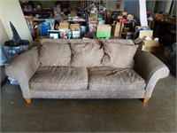 Couch. Has some wear. 92x42x30.