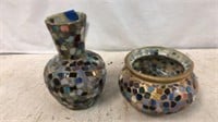 2 Mosaic Vases V5H