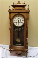Anosonia Long Drop Walnut 8 Day Clock 1882