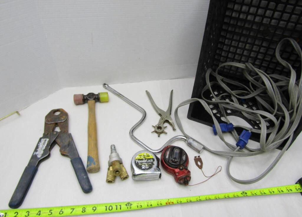 Misc Tools, Extension Cord & Crate