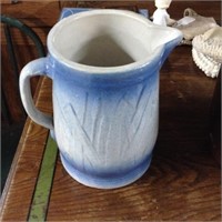 Blue & White cat tail pitcher