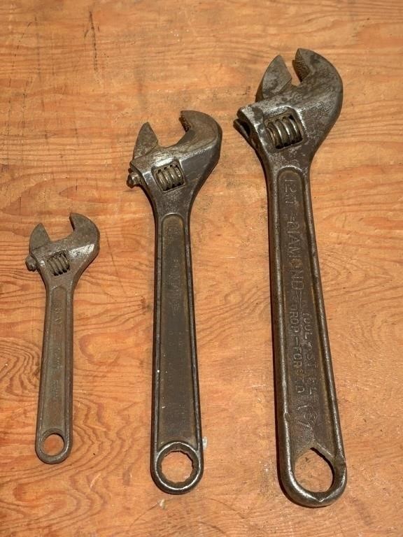 Trio of Adjustable C Wrenches