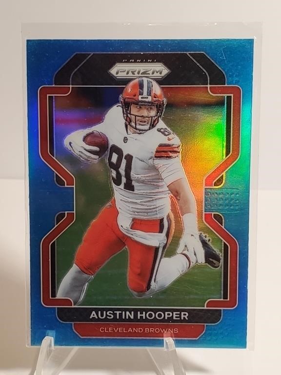 2021 Panini Prizm Carolina Blue Prizm Austin Hoope