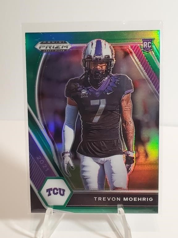 2021 Panini Prizm Draft Picks Green Trevon Moehrig