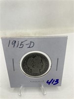 1915-D Barber Quarter