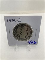 1915-D Barber Half