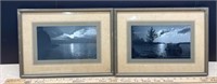 2 Framed Photos from Clear Lake, MB 1945 (14.75"