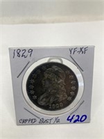 1829 Bust Half VF/XF