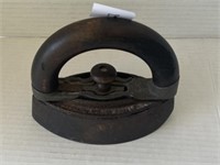 Antique cast iron smoothing iron