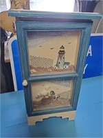 3D Shadow Box Door Lighthouse Cabinet