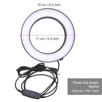 Entatial Selfie Light, 3 Dimmable Colors LED Ring
