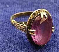 Vintage Ring with Amethyst Stone